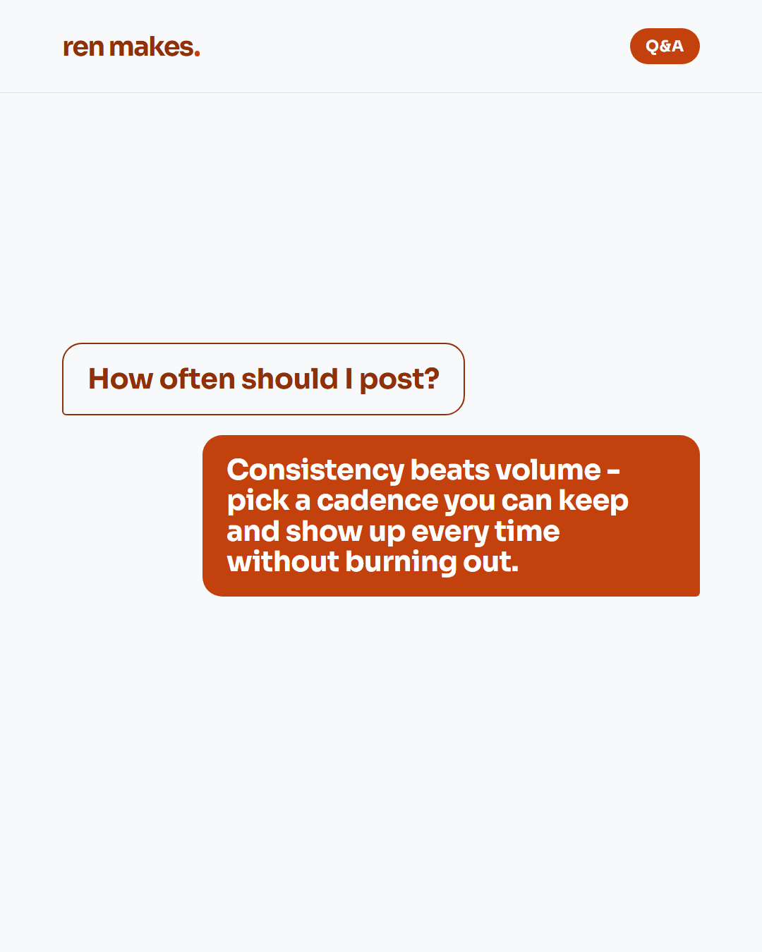 Generated example post: If the content helped, telling people why is the biggest boost you can give it. Drop a comment