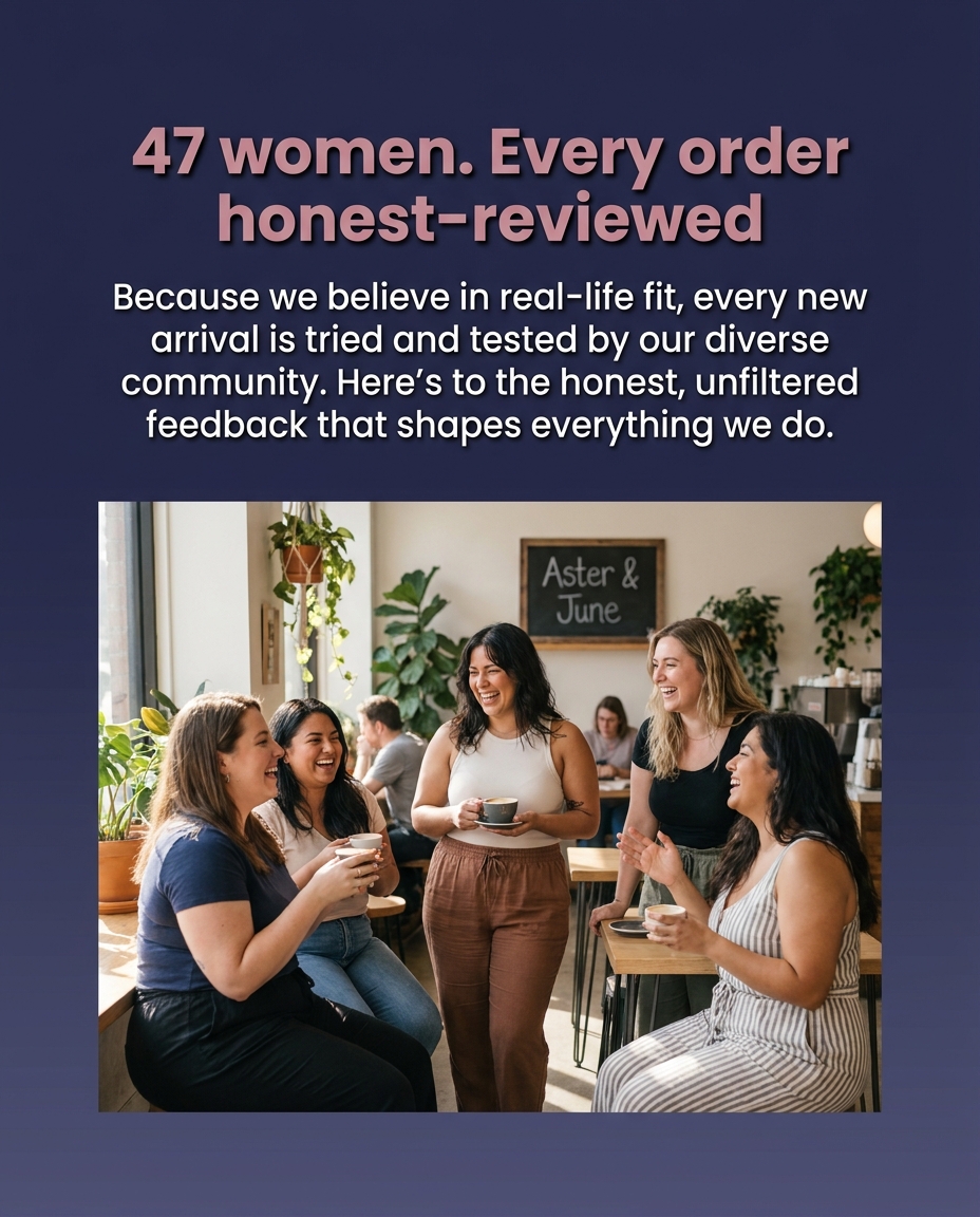 Generated example post: Real women, real sizes: what our customers said this month